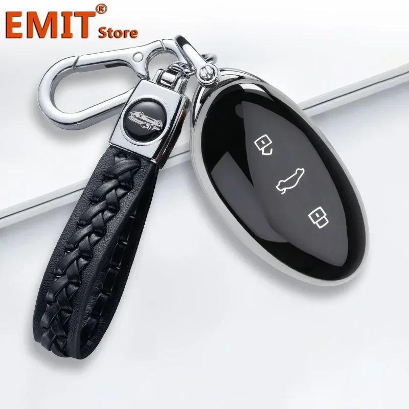 for Rising Auto R7 F7 ER6 PRO Remote Key Case Protection Cover Shell Keychain Housing Ring Holder Fob Car Interior Accessories