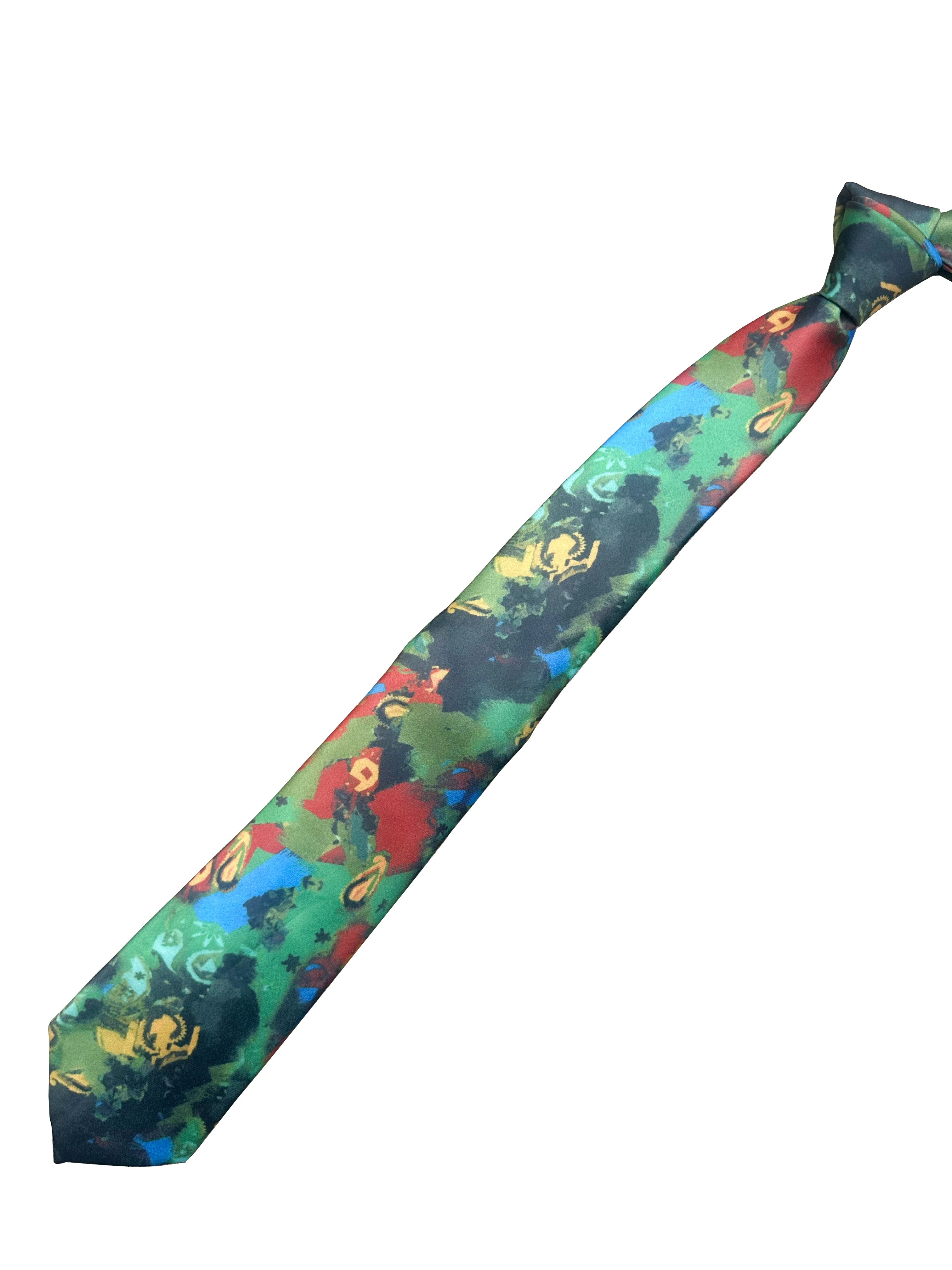 Elysium Final Cut Themed Horror Tie, a Game-Inspired Cosplay Accessory, Suitable for Enthusiasts, a Stylish and Unique Tie, Perfect for Everyday Wear and Collection.