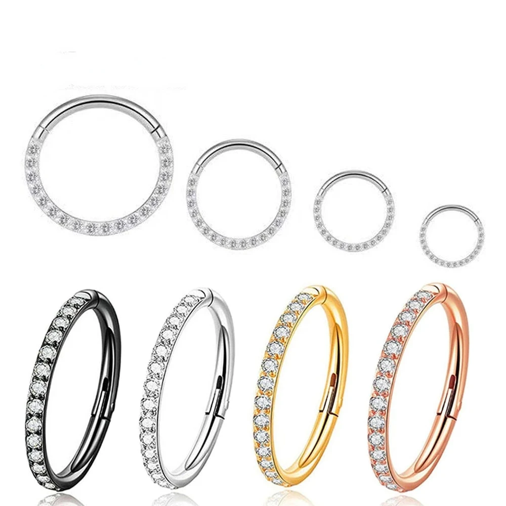 スチール製ヒンジ付きフープピアス,鼻ピアス,乳首,ヘリックス,耳珠,ヘリックス,リップピアス,ボディジュエリー