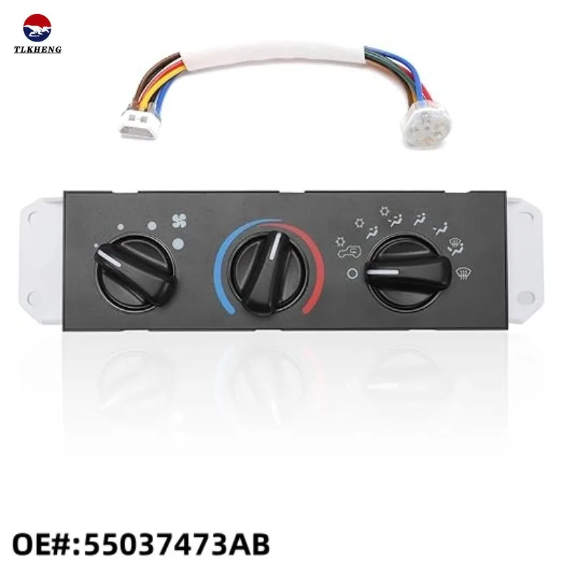 

55037473AB A/C Climate Control Module Heavy Duty Panel For Compatible with 1999-2004 Jeep Wrangler TJ Replace