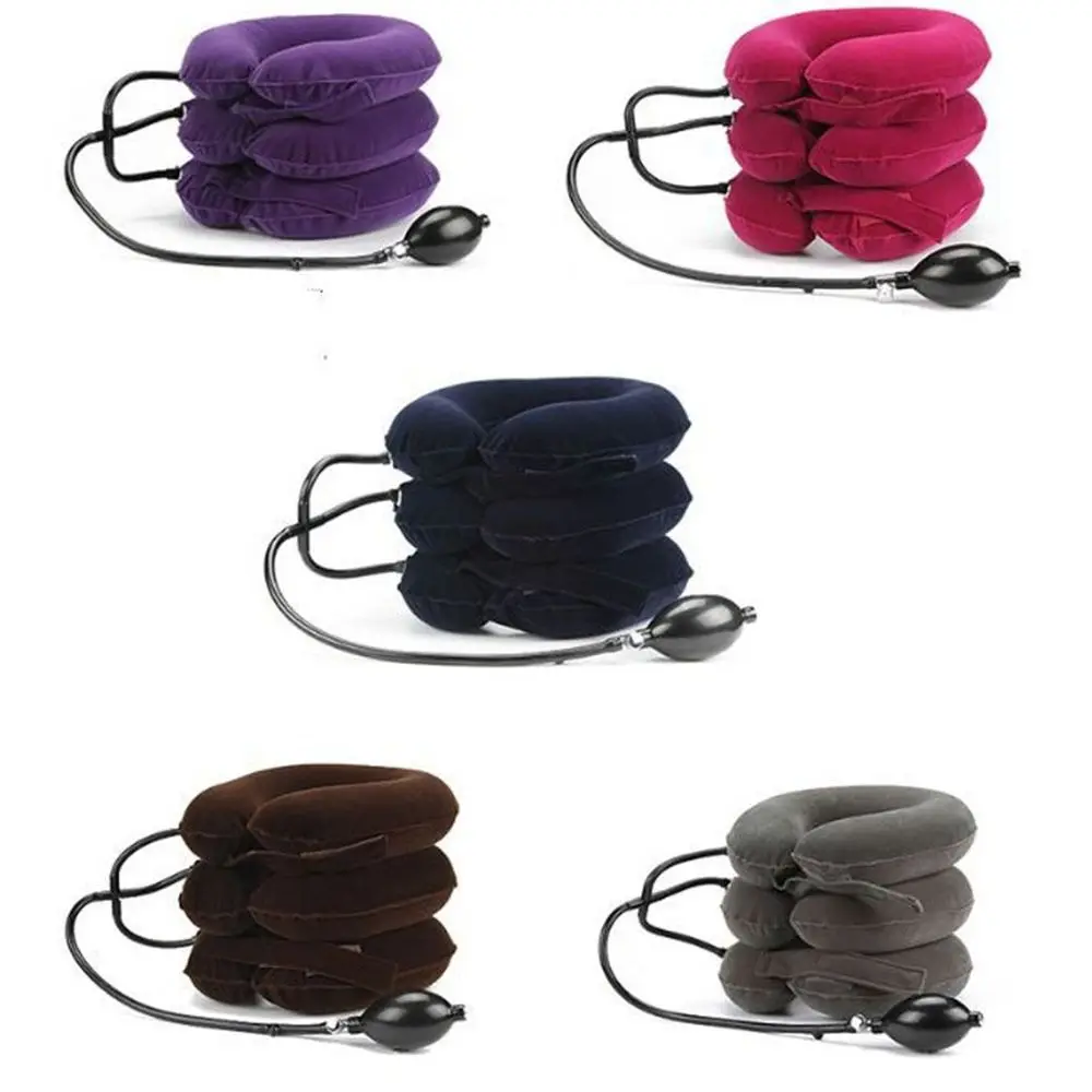 

Регулируемые надувные носилки для шеи, 3-слойные, против протечек, надувная поддержка шеи, складная, удобная