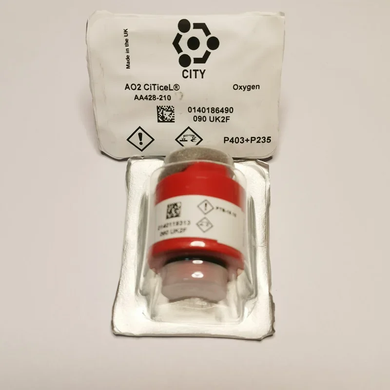 Rilevatore di gas con sensore AO2 originale CITY oxygen AA428-210, sensore di ossigeno urbano AO2PTB-18.10