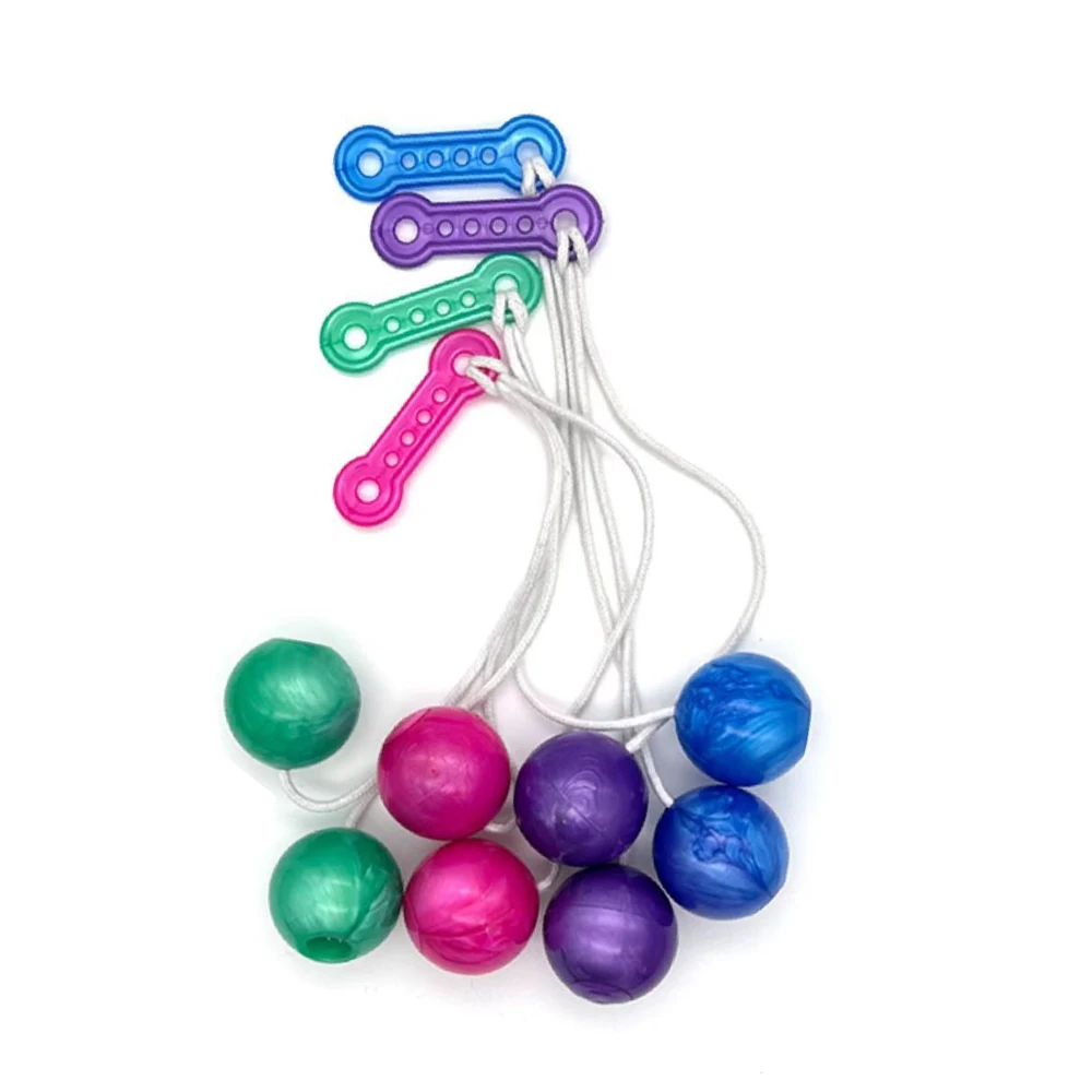 Pro-Clackers Ball Lato-Lato Toys Clack Ball Children Toys Latto Toy Lights Ball With Lights Snap Ball Shake Impact Ball Tek-Tek