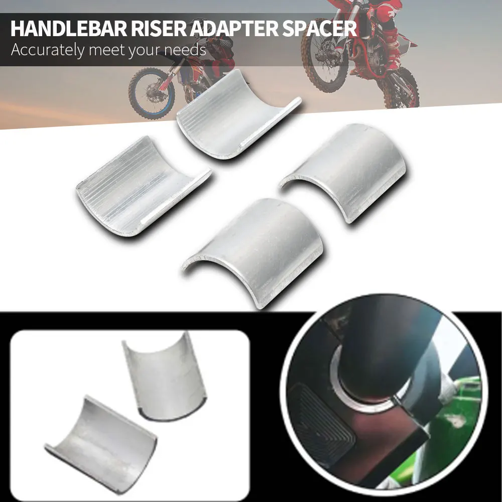 Motorcycle 22mm 25mm Handlebar Riser Adapter Spacer Universal Handlebar Spacer Aluminum For KTM Honda YAMAHA Suzuki Dirt Bike