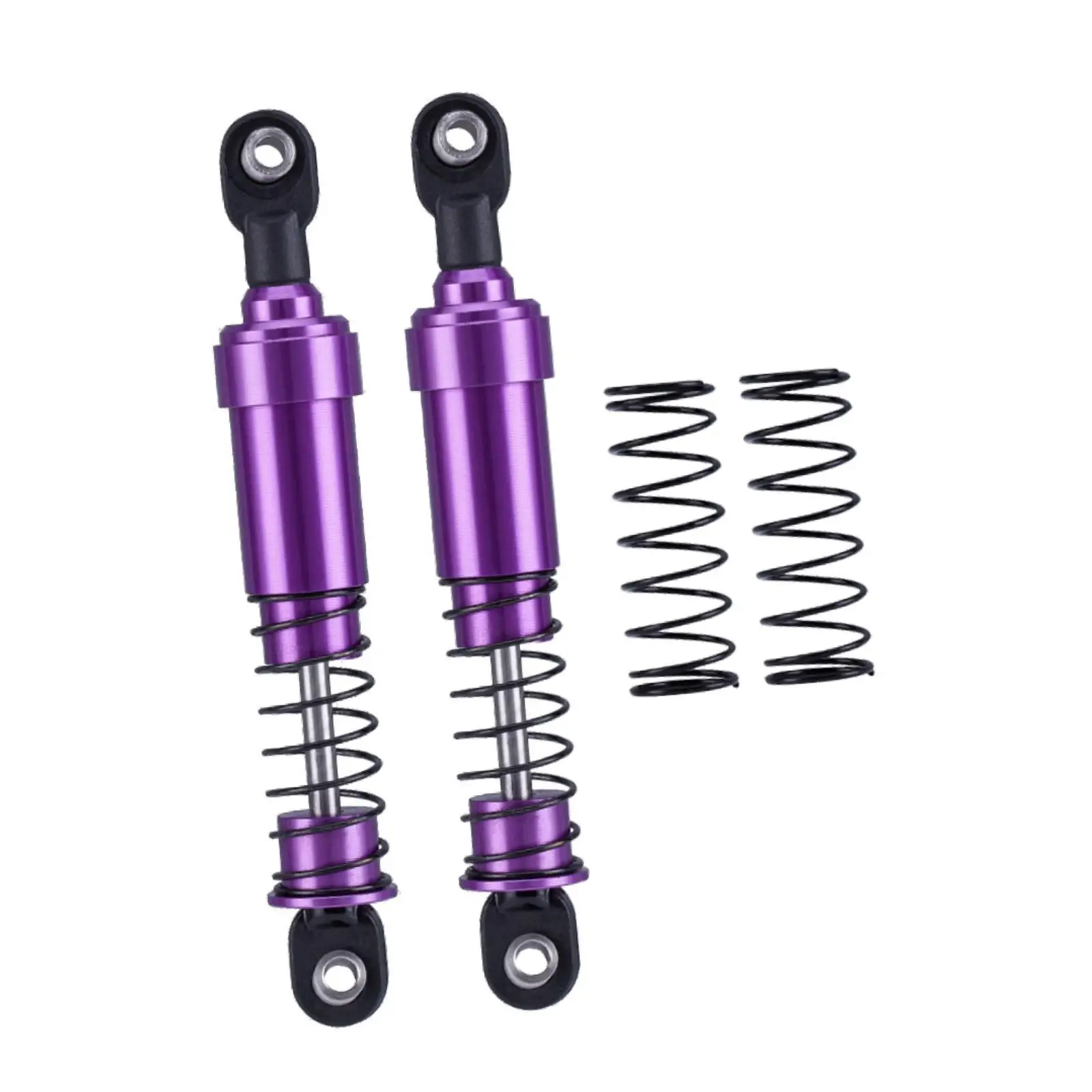 2x 1/10 RC Car Shock Absorber Metal Spring for Trucks Crawler RC Hobby Car
