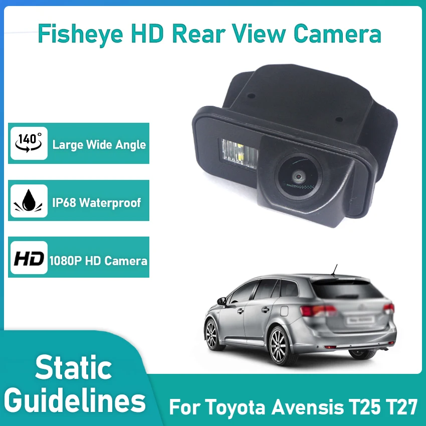 car reversing rear view camera For Toyota Avensis T25 T27 Night Vision reverse Parking camera Waterproof high quality RCA