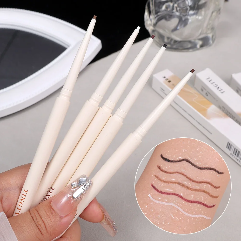 White Black Eyeliner Makeup Lasting Smooth Easy To Wear Eyes Brightener Waterproof Colorful Eyes Liner Pencils Eye Makeup Tools