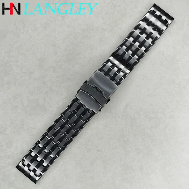 Metal Watch Band Strap Wristband Bracelet for Samsung Galaxy Watch 3 41mm 45mm Men Stainless Steel Replacement Belt 20mm 22mm