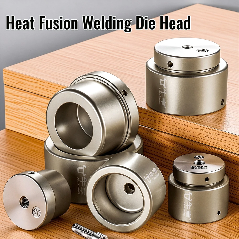 Thickened Aluminum Alloy Hot Melt Machine Die Head Double Exhaust Anti Blocking For PPR Pipe Welding Machine 20 25 32mm
