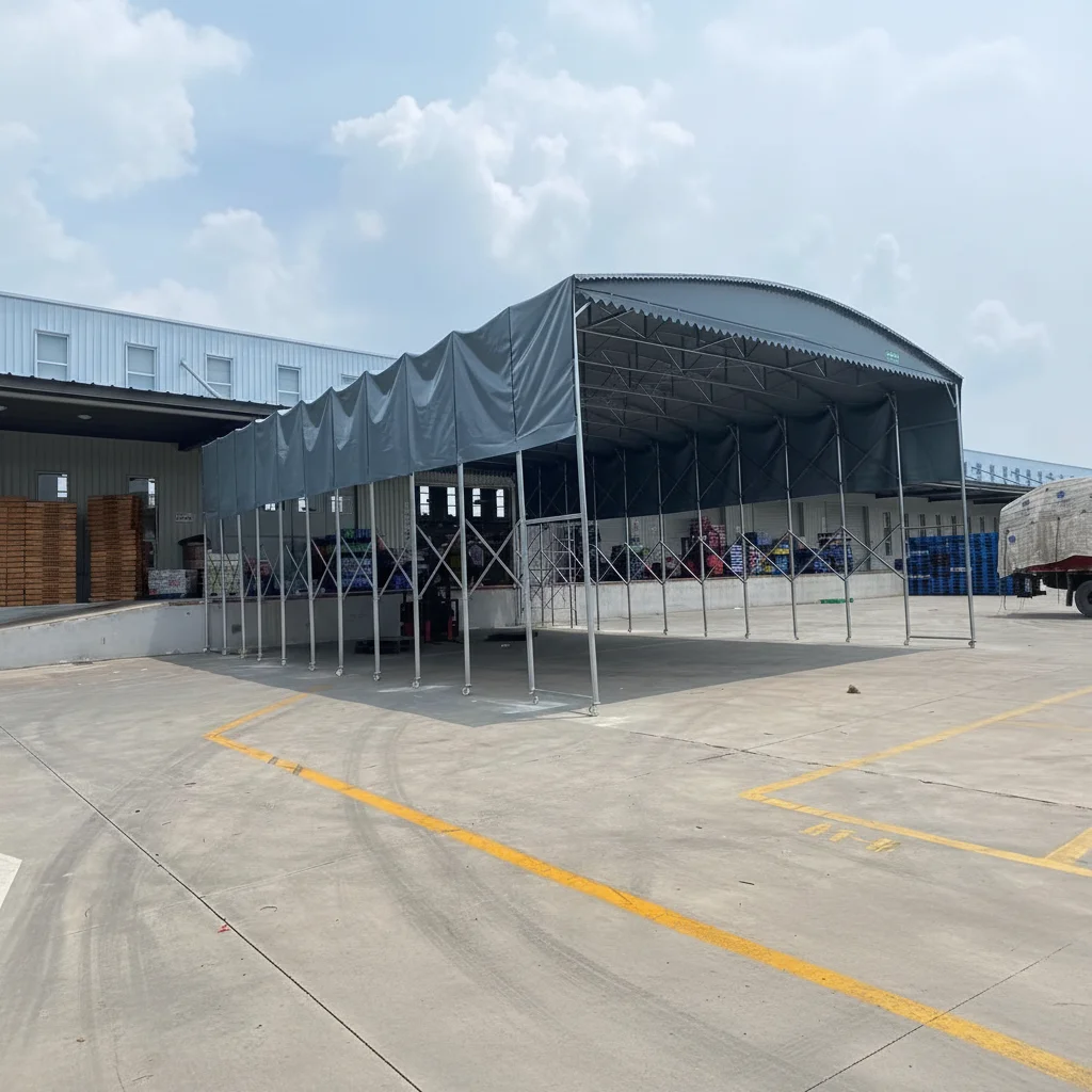 Factory Direct Movable Waterproof Foldable Arch Roof Sunshade Canopy Tent Aluminum Frame Car Garage Storage
