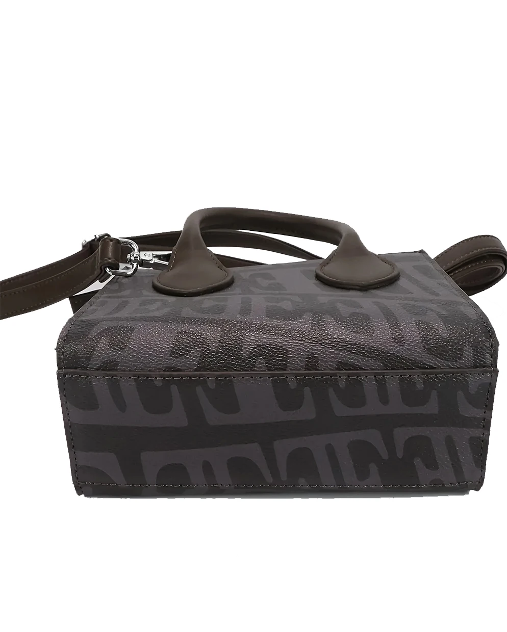 حقيبة يد نسائية صغيرة من جلد البولي يوريثان من Gorfia بنمط حروف وحزام كتف قابل للتعديل وتاريخ التسوق والسفر حقيبة يد عصرية #2