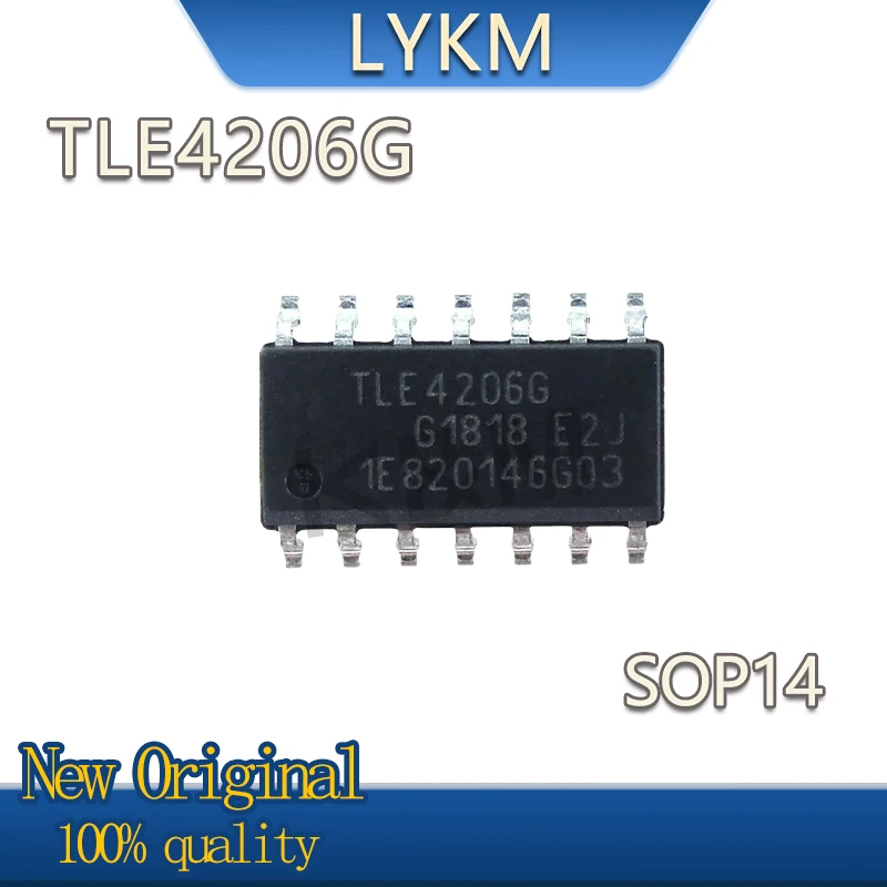 5-10/PCS New Original TLE4206G TLE4206 4206G SOP14 Car headlight beam control chip In Stock