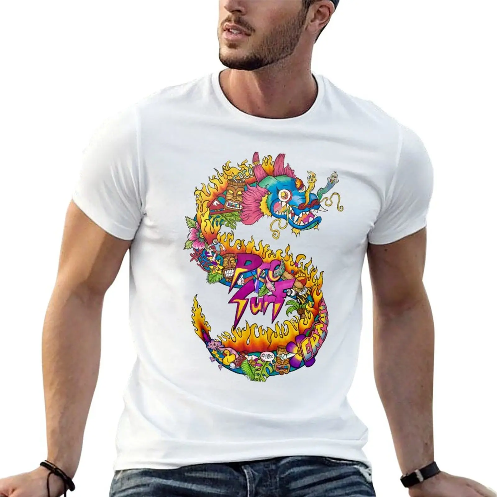 Pro Surf T-Shirt Clothing quick drying mens graphic t-shirts hip hop