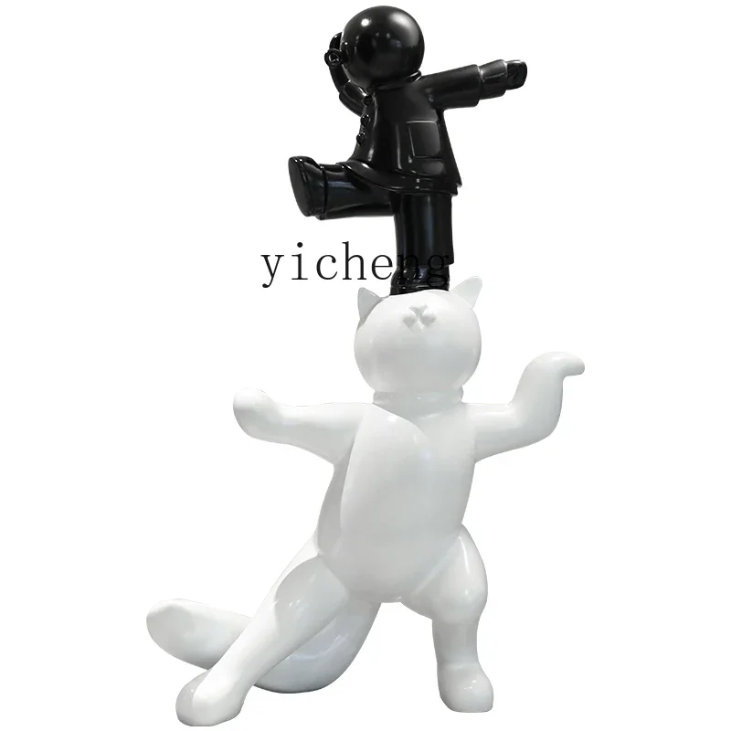 X-28 Cartoon Bear Sculpture Crafts Large Character Ornament Creative Soft Decoration