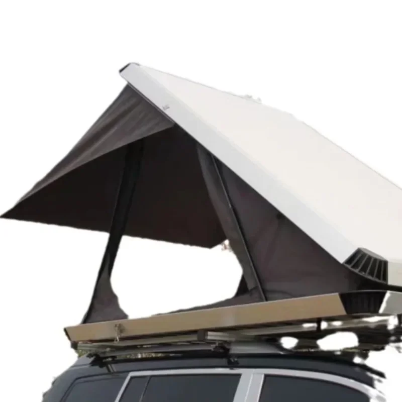 

Camping outdoor self-driving tour car roof aluminum alloy triangular tent canopy