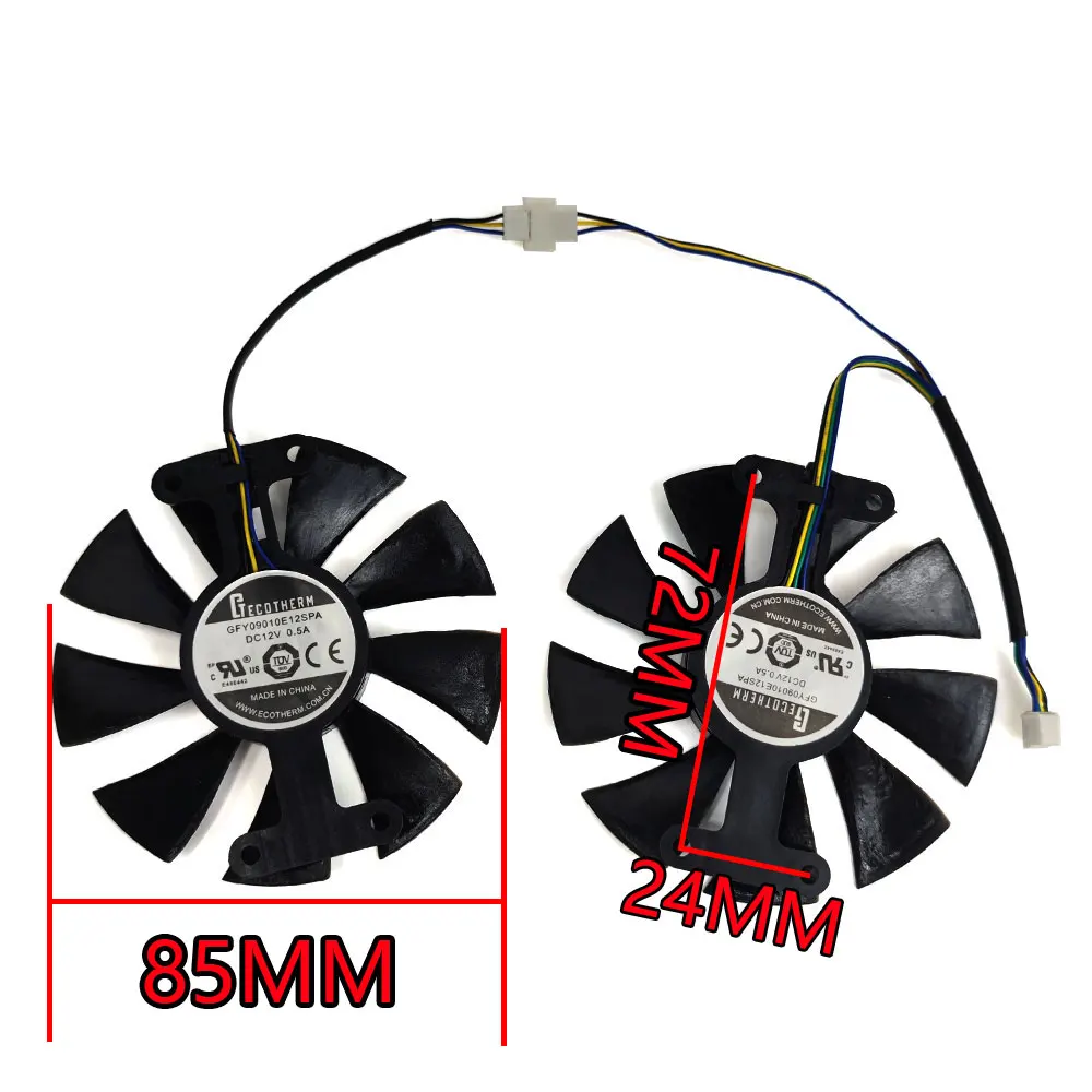 Nuevo ventilador de refrigeración de GPU de 85MM AX RX 580 480 470, para PowerColor Red Dragon Radeon RX 580, RX 480, RX 470, ventilador de repuesto