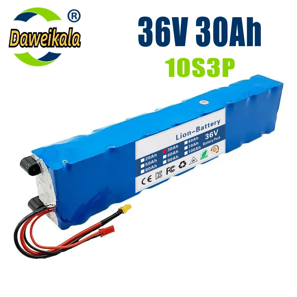 

100% New Original 36V 30Ah Scooter Battery Pack for M365 36V 30000mAh Battery Pack Electric Scooter BMS Board for+free Shipping