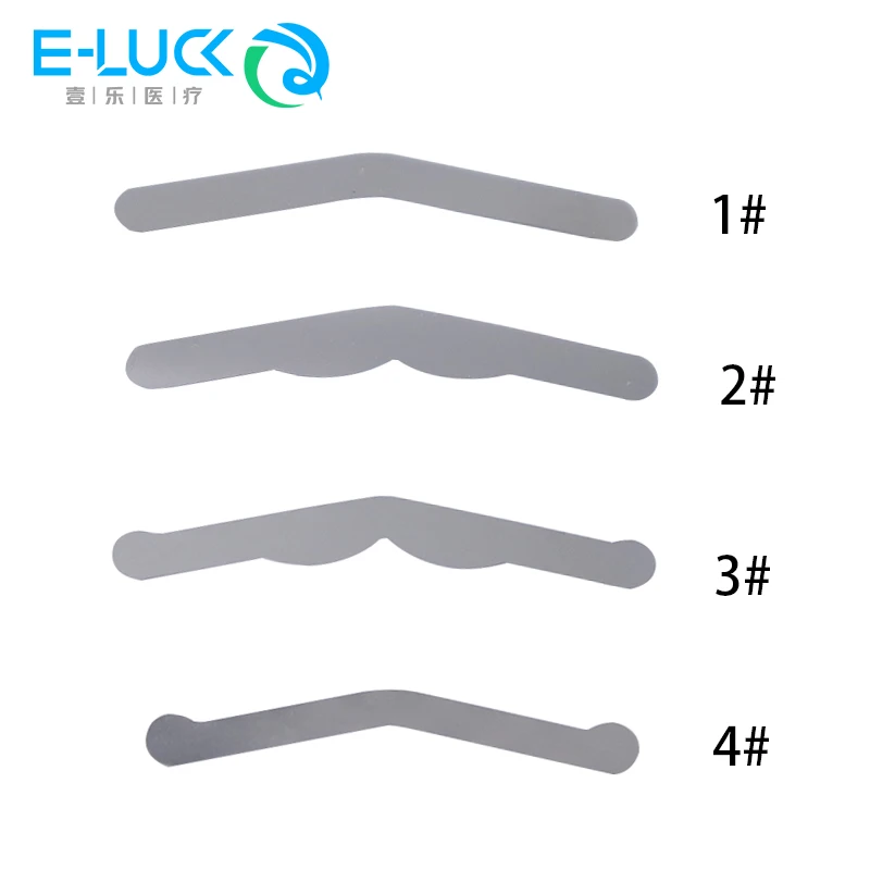 12 Stks/zak Dental Matrix Bands Dental Matrix Tand Reparatie Gereedschap #1/#2/#3/#4 Tandarts Clinic Gereedschap