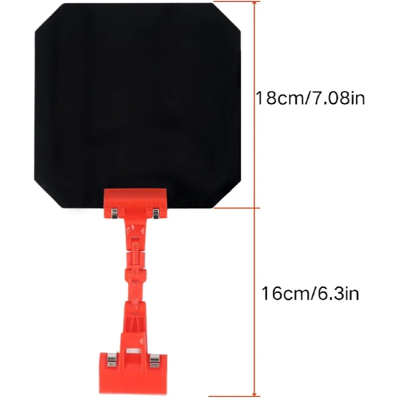 Welding Blackout Panel 7X13In,Portable Welding Safety Face Shields, 360°Adjustable Clip-On Welding Protecter from Sparks