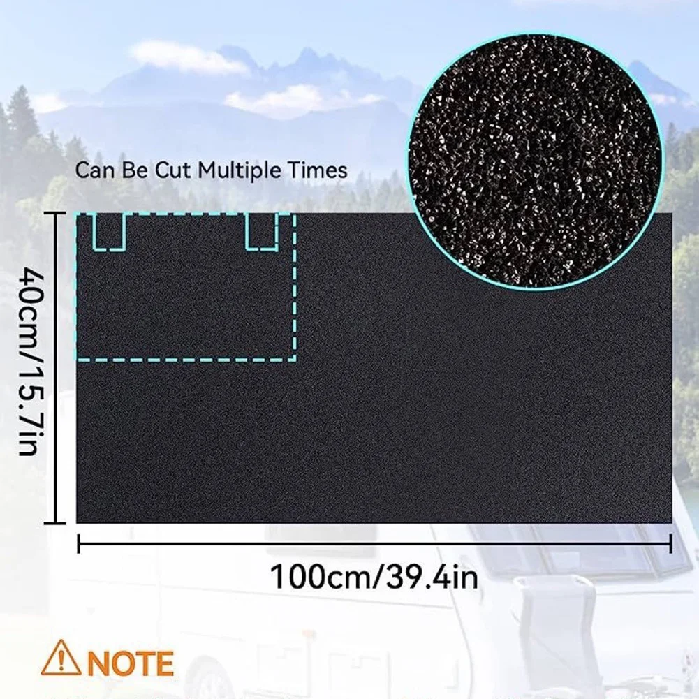 1mx40cm Air Conditioner Filter Household Replacement Activated Carbon Filter Sponge Sheet RV Air Filter Accessories