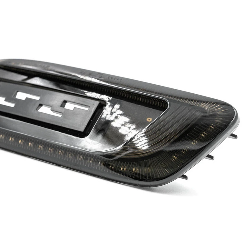 Luz LED de posición lateral dinámica, lámpara de señal de giro para Mini Cooper F54 Clubman 16-23 63137358469,63137358470, negro ahumado