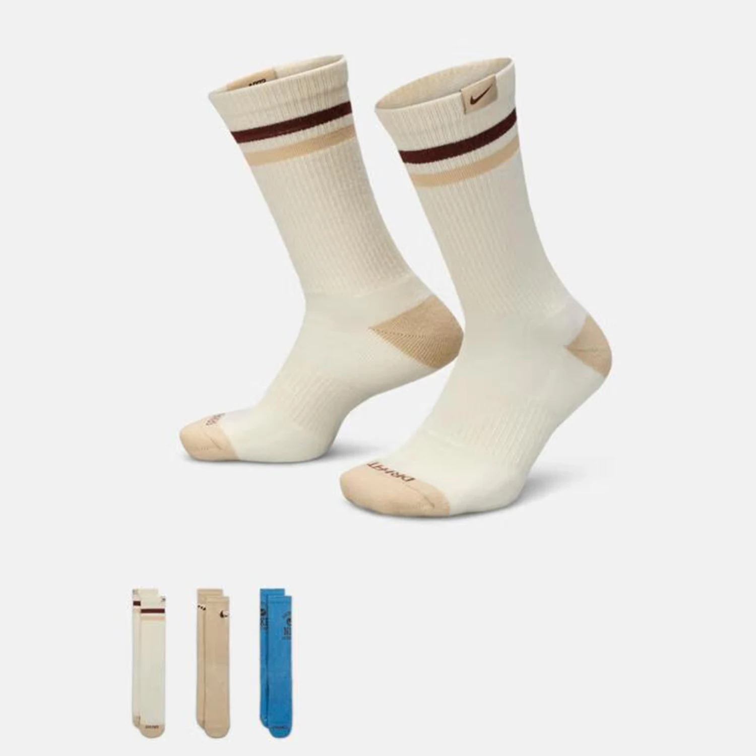 

Оригинальные новые удобные дышащие тренировочные носки унисекс Nike (3 пары) FQ0325-901