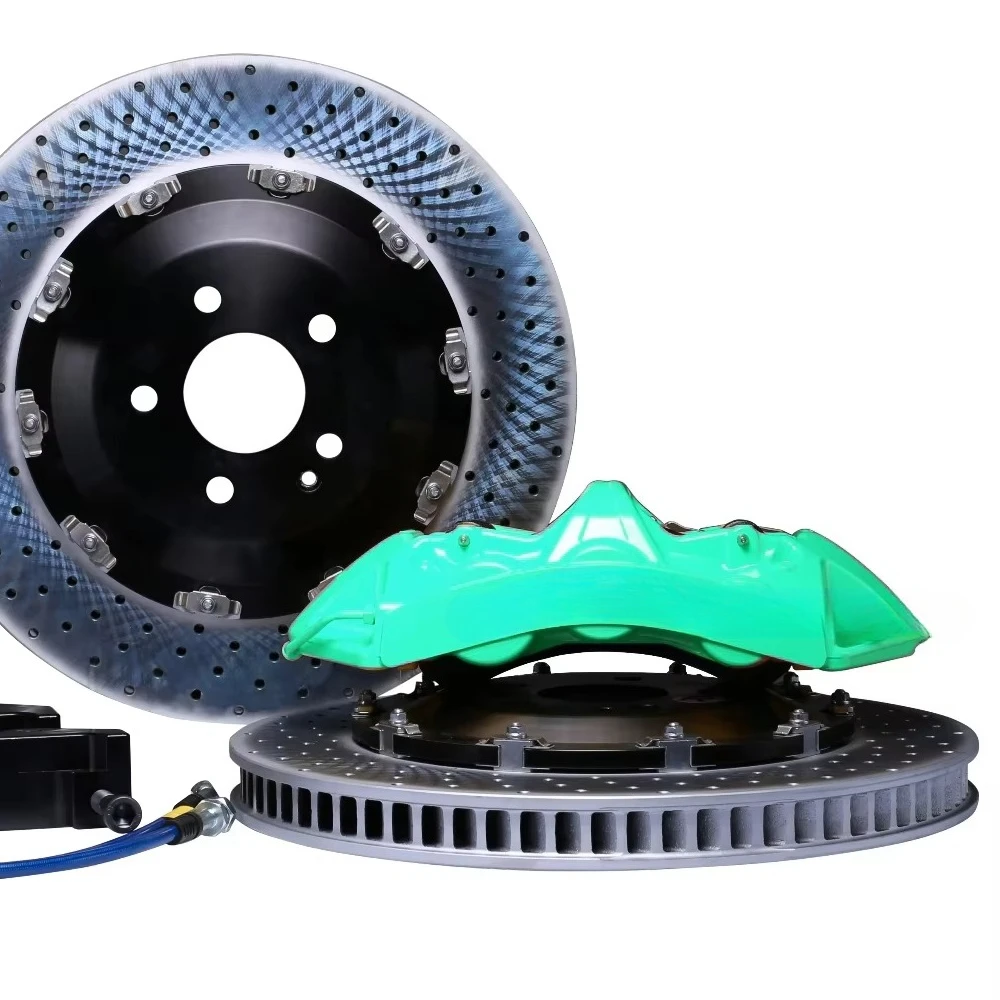 

GT6 Durable Aluminum Car Brake Calipers Car Upgrade Kit for Travel - New