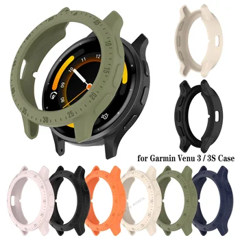 TPU içi boş kılıf Garmin Venu 3/3S ekran koruyucu tampon koruyucu kapak Garmin Venu 3 3S akıllı saat koruyucu çerçeve