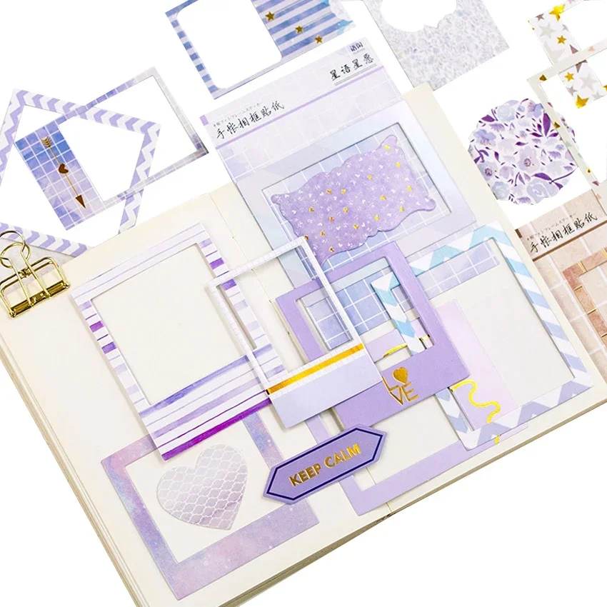 1 Pack/lot Frame Stickers Fresh Series Journal Decoration DIY Simple Border Vintage Collage Supplies Cute Stickers