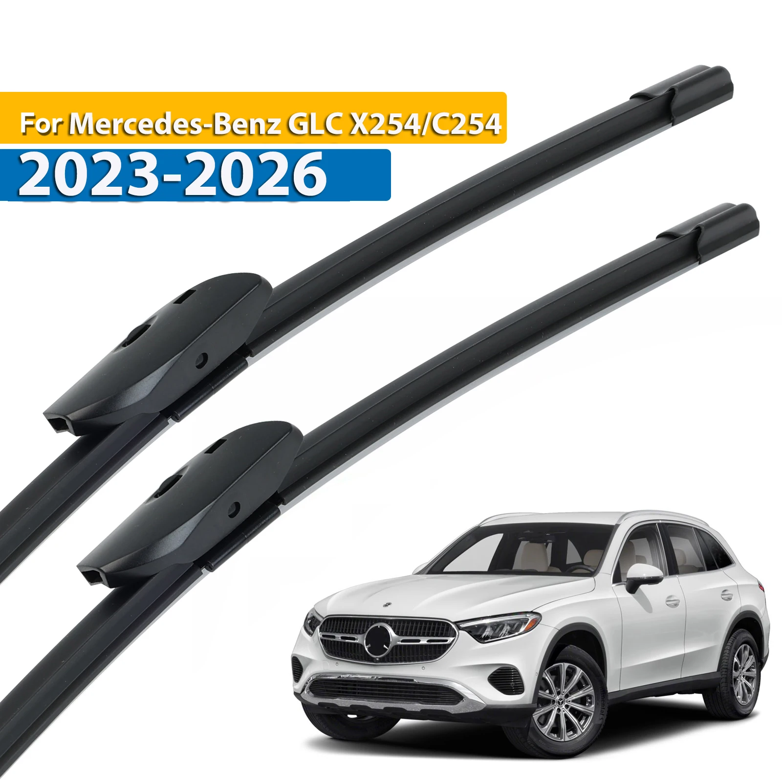 

Передние щетки стеклоочистителя Erick для Mercedes-Benz GLC X254 C254 2023-2026, щетки от дождя для лобового стекла, 22 "+ 22"