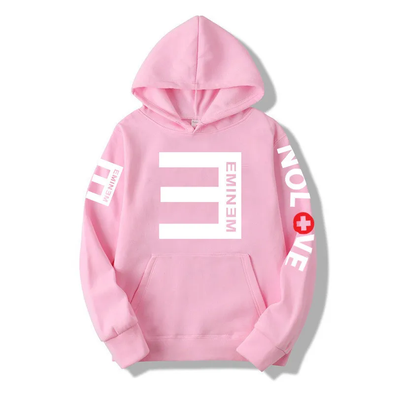 Rapper Eminem Music Album Hoodies World Tour Gift for Fan Graphic Hoodie Men Women Hip Hop Style Oversized Sweatshirt Streetwear