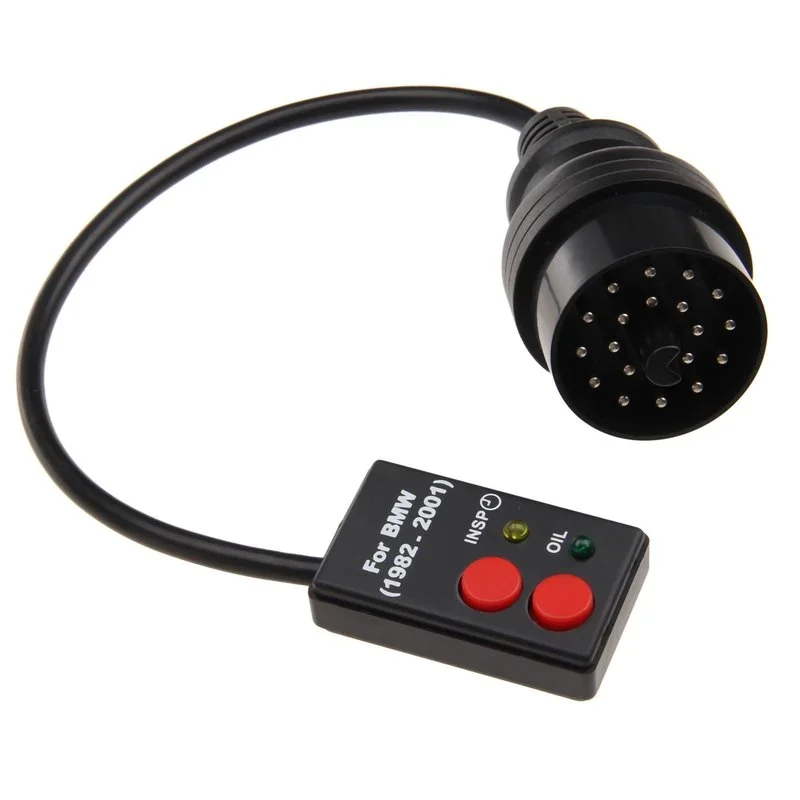 

Car Reset OBD 2 Oil Service Light Code Clear Tool OBD2 20 Pins Sockets Diagnostic Tool for BMW E30 E34 E36 E39 Z3 1982-2001