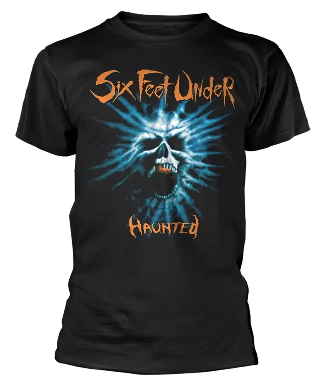 Six Feet Under Haunted Black T Shirt Official