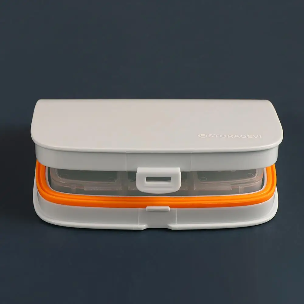 Convenient Travel 4/6 Grid Candy Box Weekly Pill Box Medicine Tablet Dispenser 7 day Pill Box Storage Box Pill Case
