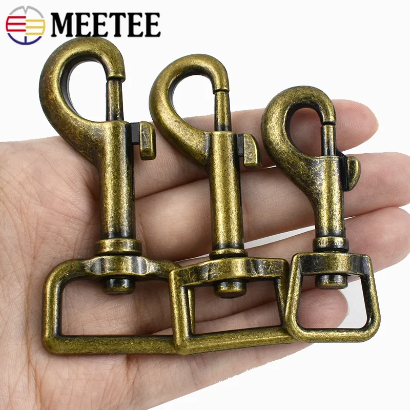 5/10/20Pcs 15/20/25mm Metal Lobster Buckle Snap Hooks Dog Leash Collar Keychain Trigger Clip Swivel Clasp Hardware Accessories