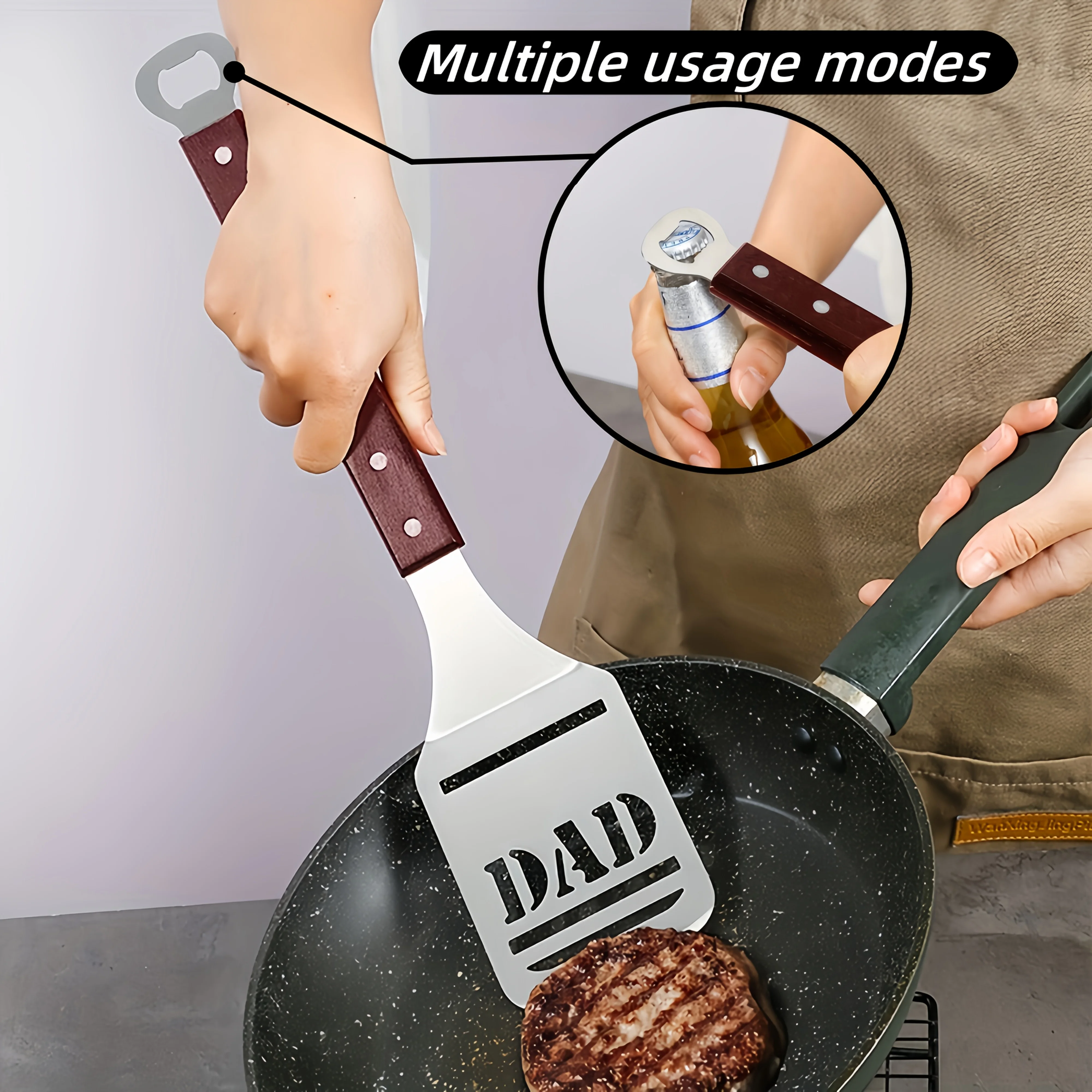 BBQ-spatel van roestvrij staal - Okonomiyaki Spatula recensie en prijs