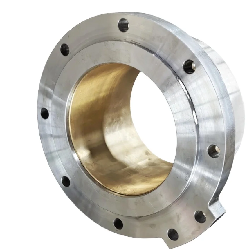 

Custom CNC Precision Stainless Steel Machining Parts Inserting Brass Layer Shaft Sleeve