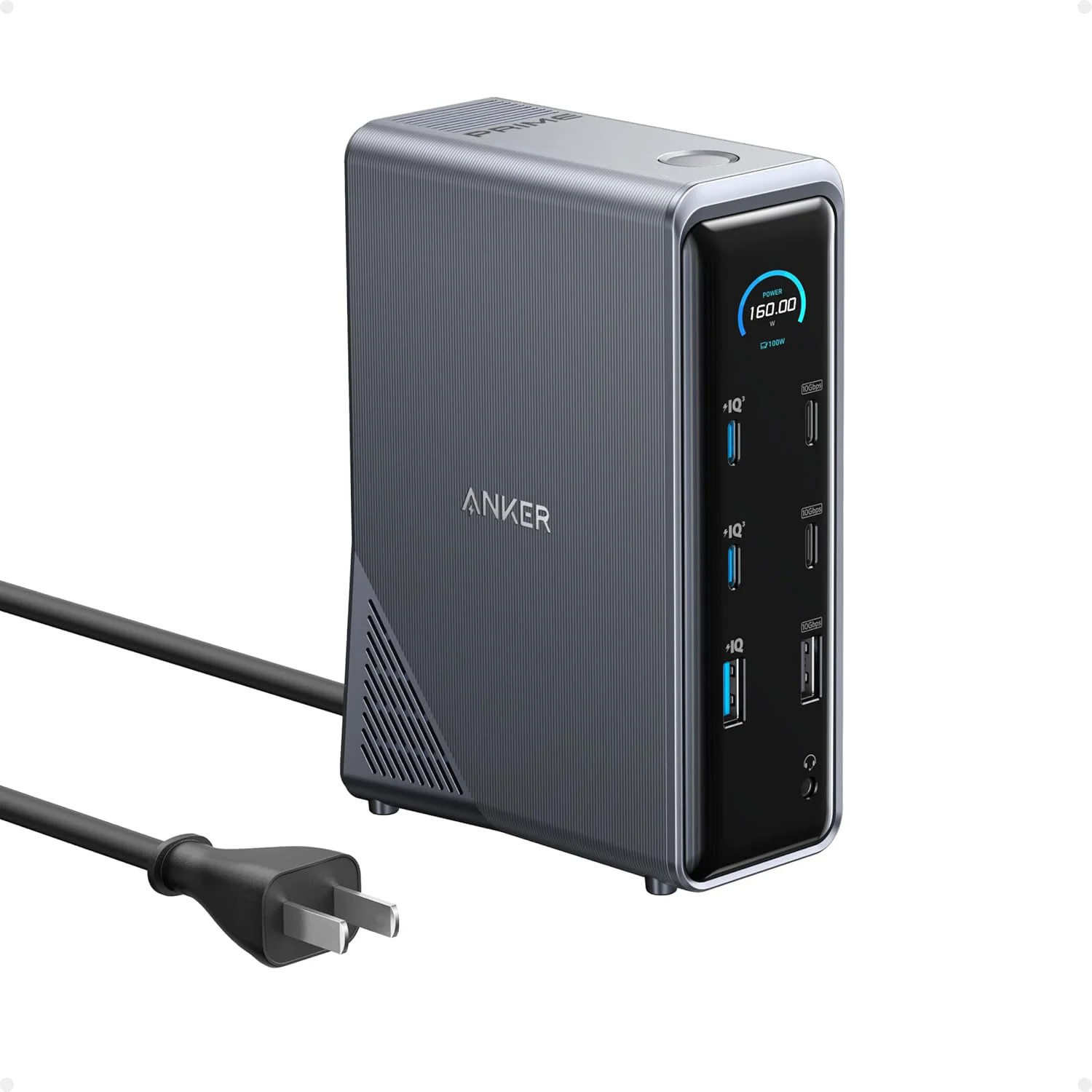 

Anker Prime Docking Station, 14-Port with 160W Max Output, 10Gbps Fast Data Transfer, Real-Time Smart Interface
