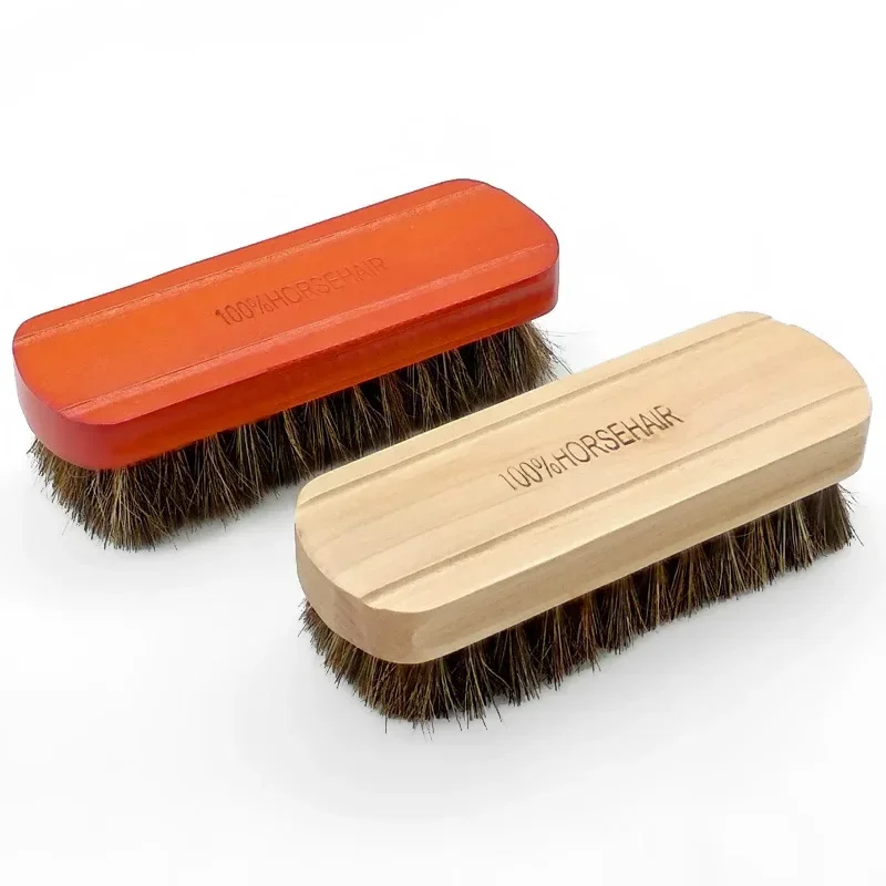 

Genuine Horsehair Wooden Brush Car Detailing Polishing Buffing Brush Seat Handle Dashboard Roof Cleaning Premium Car Wash Brush