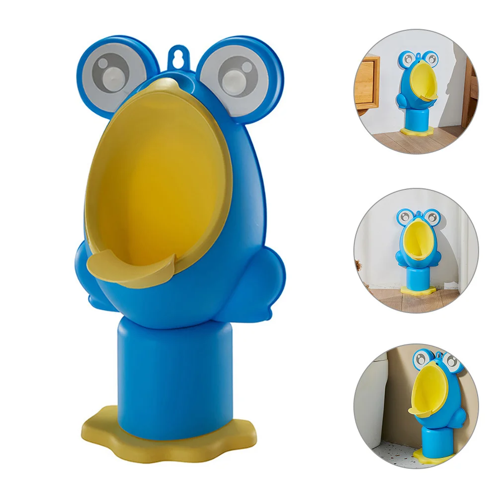 قعادة مرحاض للأطفال الأولاد للتدريب على المبولة بتصميم كرتوني قائم، عجلة مائية دوارة، سهلة التنظيف، تدريب على المرحاض #1