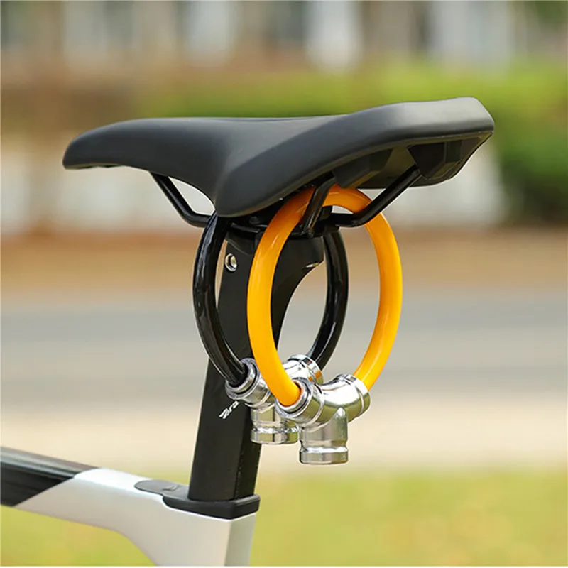 Motorcycle bicycle U-lock waterproof anti-theft lock wire rope safety Motorized scooter Mountain bike road zinc alloy