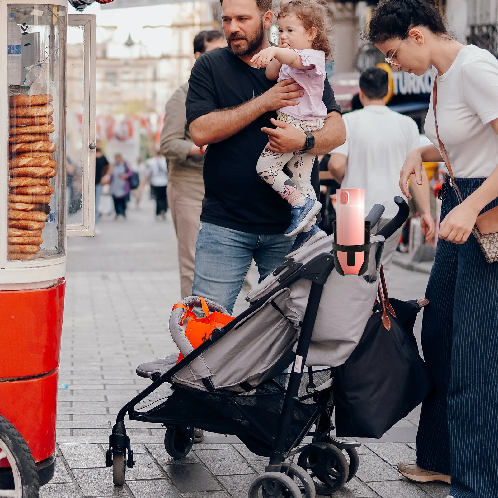 

Plastic Mic Stand Water Bottle Cup Holder For Mountain Music Stands Drink Holder Clamp High Hardness Anti-Collision Easy Install