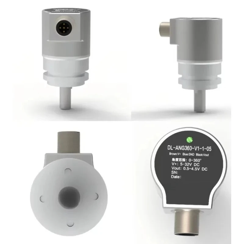 Large 58mm Absolute Rotary Encoder Sensor with CANbus Calibration 9-36V DC Multiple Laps for Construction Machinery Parts