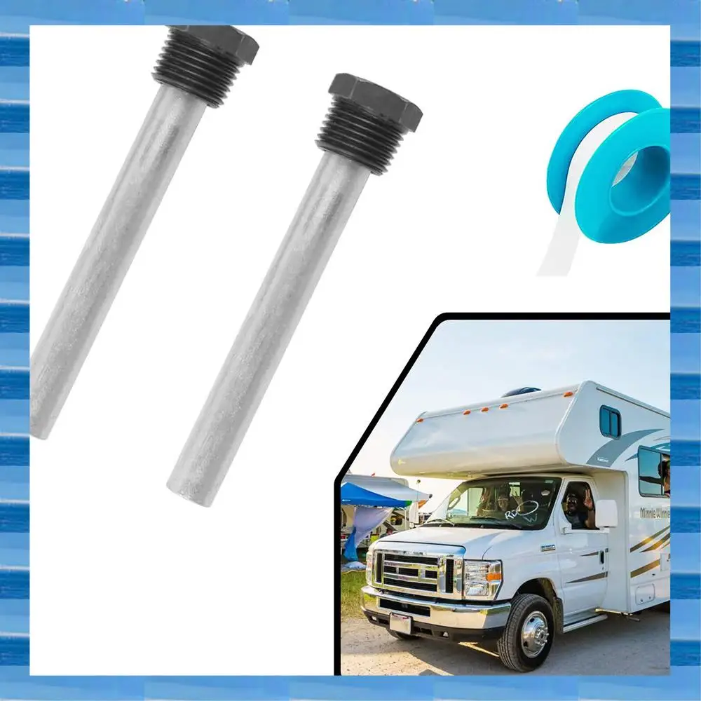 AT53 RV Water Heater Anode Rod For Atwood Heaters, 2 Pack 1/2Inch NPT RV Hot Water Tank Anode Rod For RV Heater