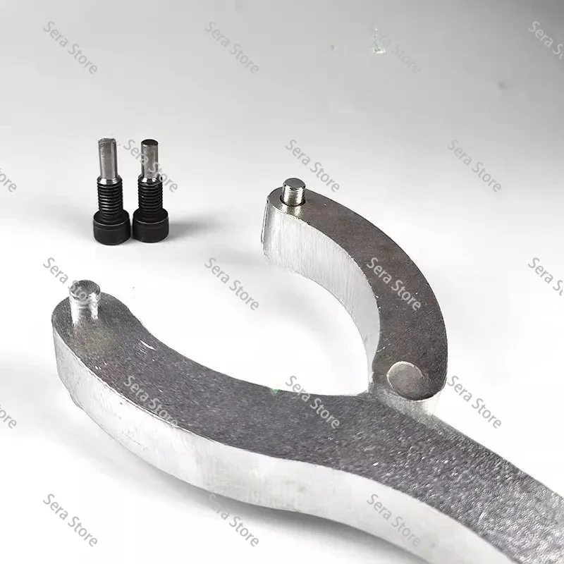 Hydraulic Wrench for Piston & Arm Disassembly, 2-Jaw Excavator Cylinder Seal Replacement Tool