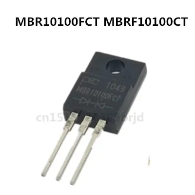 Original 5PCS / MBR10100FCT MBRF10100CT 10A100V TO-220F