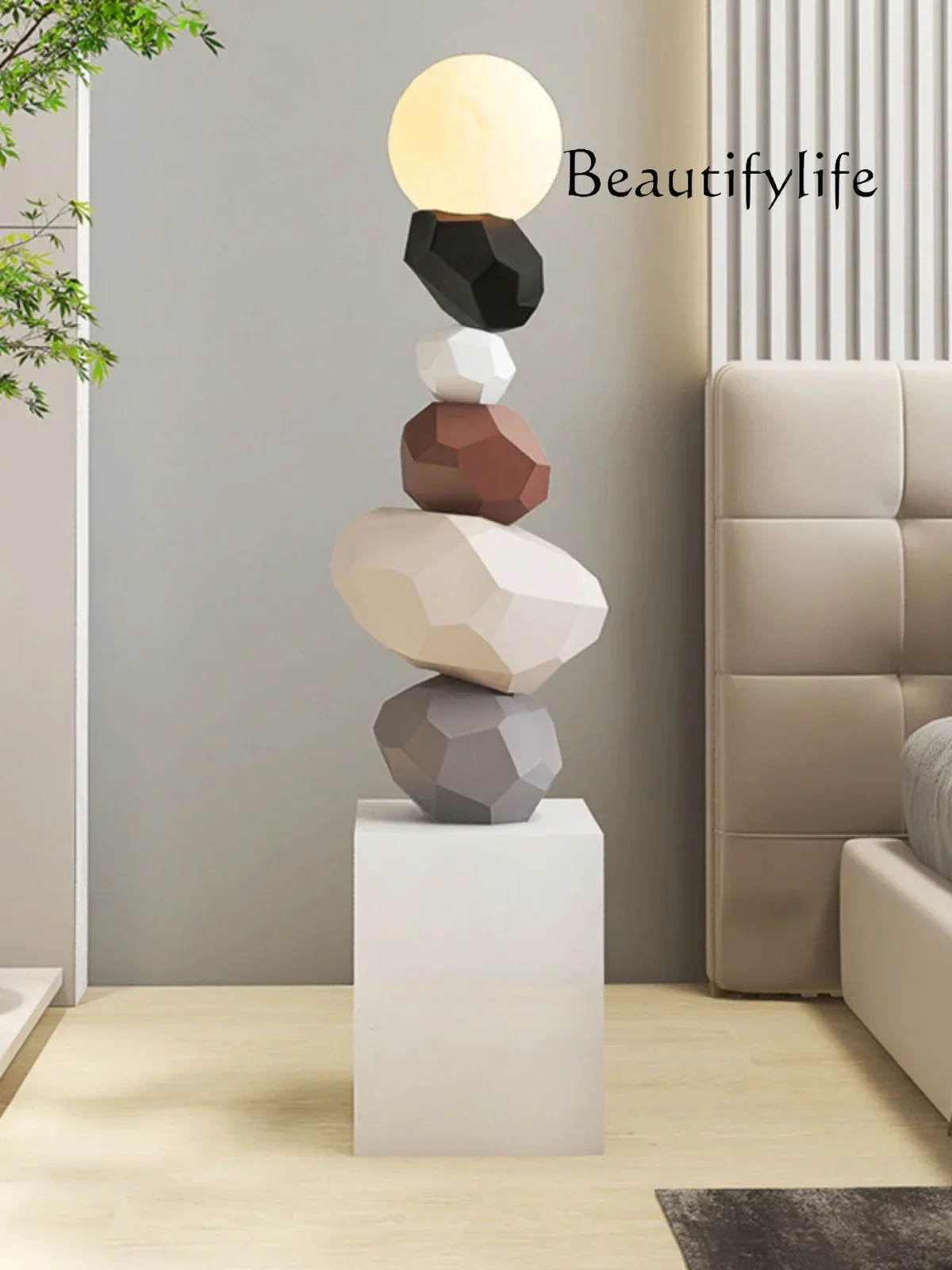 

Nordic cream style design floor lamp living room art atmosphere lamp