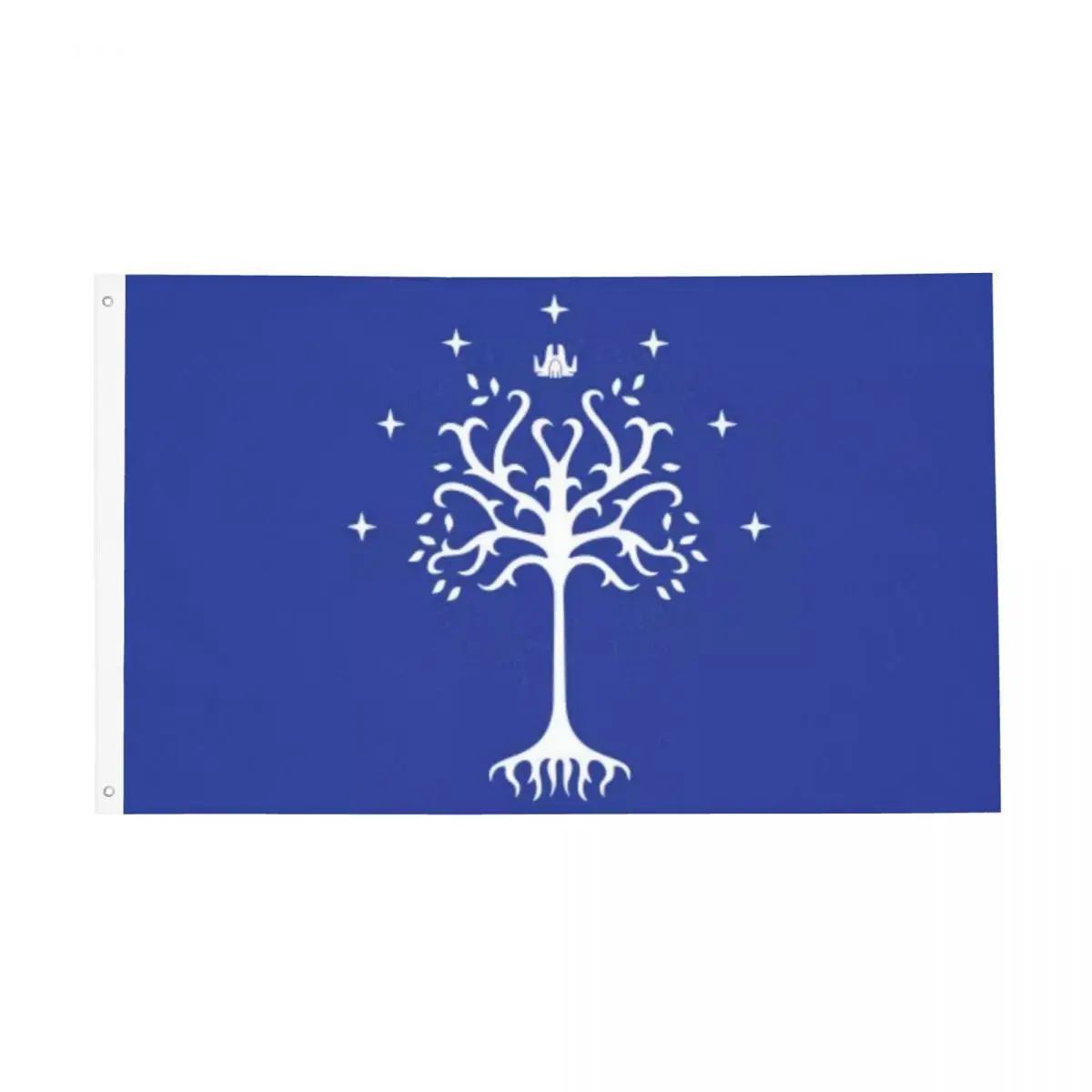 Gondor Tree Flag Decor 3x5FT Polyester Material Indoor Vibrant Colors Drapey