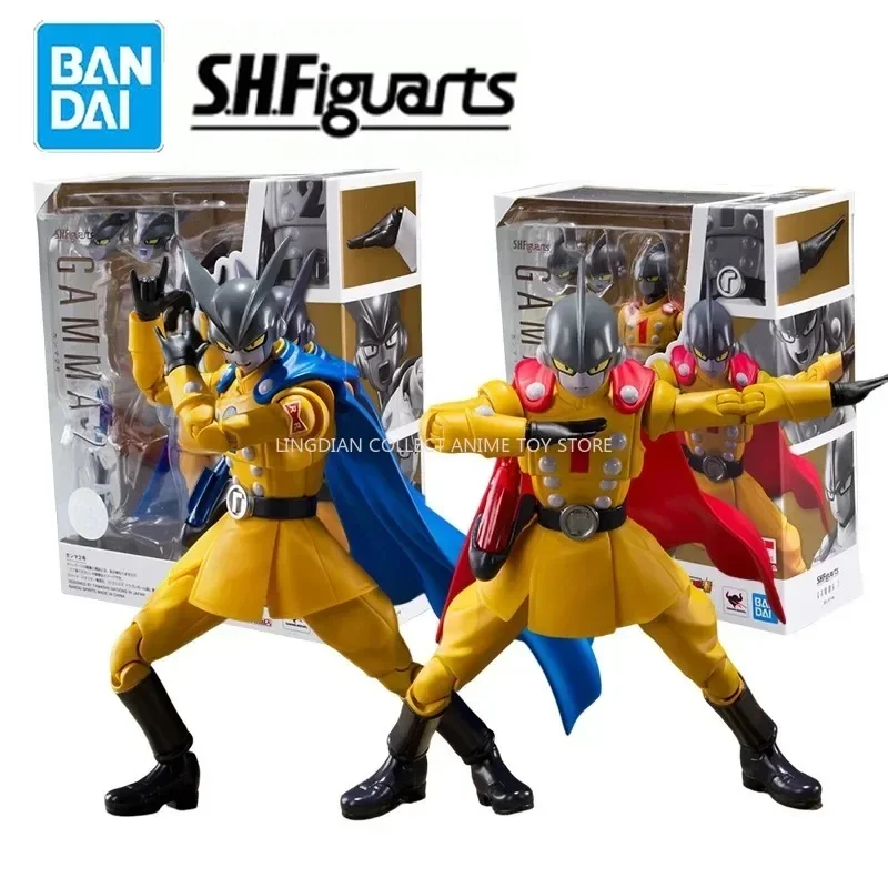 مجموعة نموذج كرة التنين من Bandai ، S.H Figuarts ، SHF ، البطل الخارق ، Shf Gamma 1 ، Gamma 2 ، مقاتل الحركة من الأنيمي ، هدية النموذج النهائي ، متوفرة بالمخزون