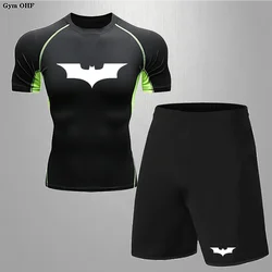 Siłownia dziecięcy komplet rashguard chłopiec zestawy kompresyjne legginsy do biegania trening trening Fitness dres z długim rękawem koszule garnitury sportowe